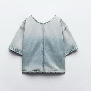 Zara denim TRF shirt